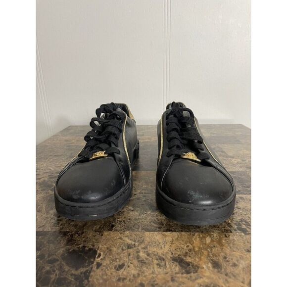 VERSACE Leather Studded Accents Sneakers - Picture 6 of 13